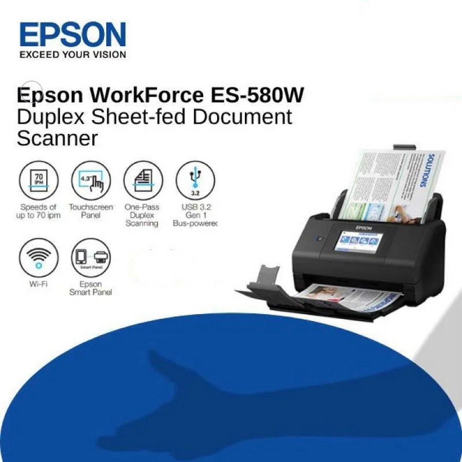 Scanner Epson ES 580W - detail